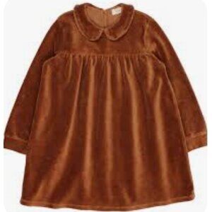 Buho velour dress, girls